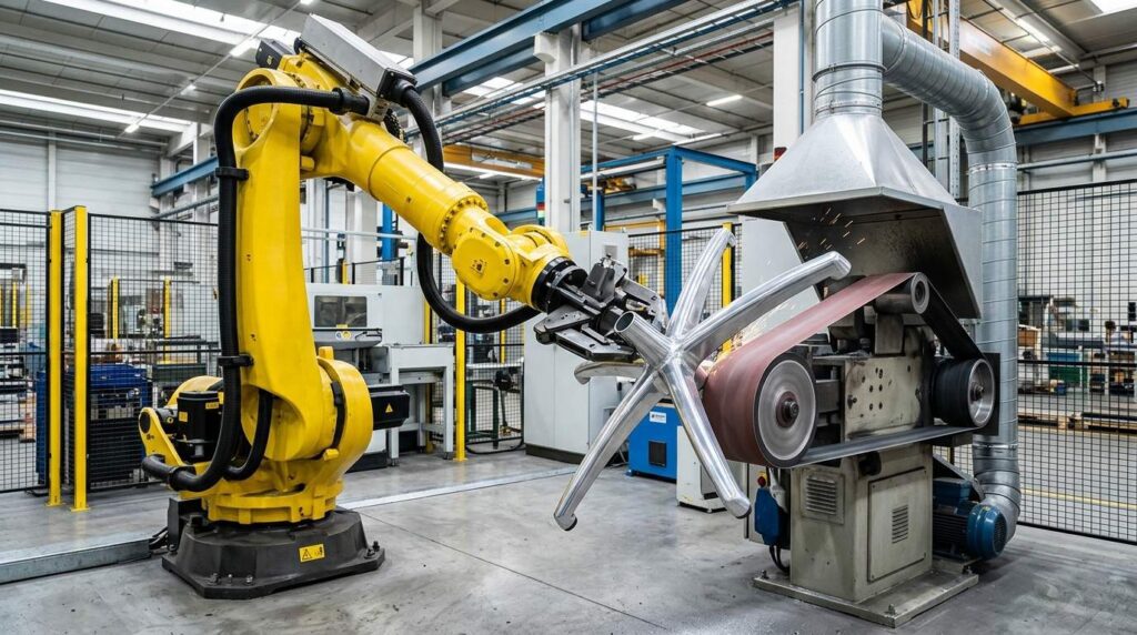 Aluminum Chair Bases Polishing Solution