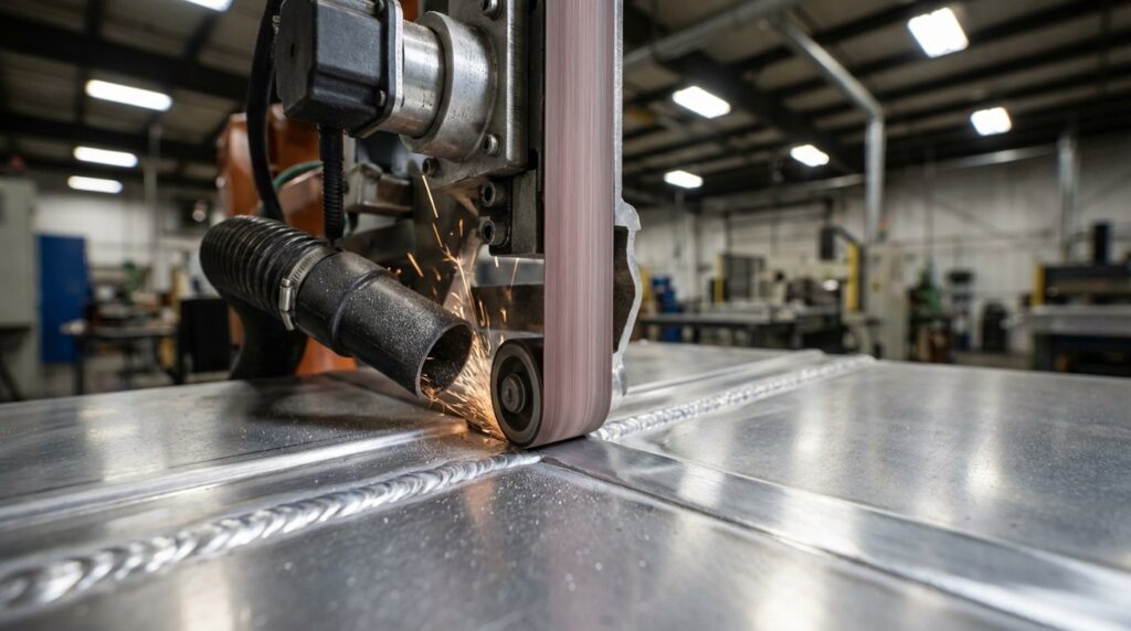 Automated Weld Blending Process Workflow