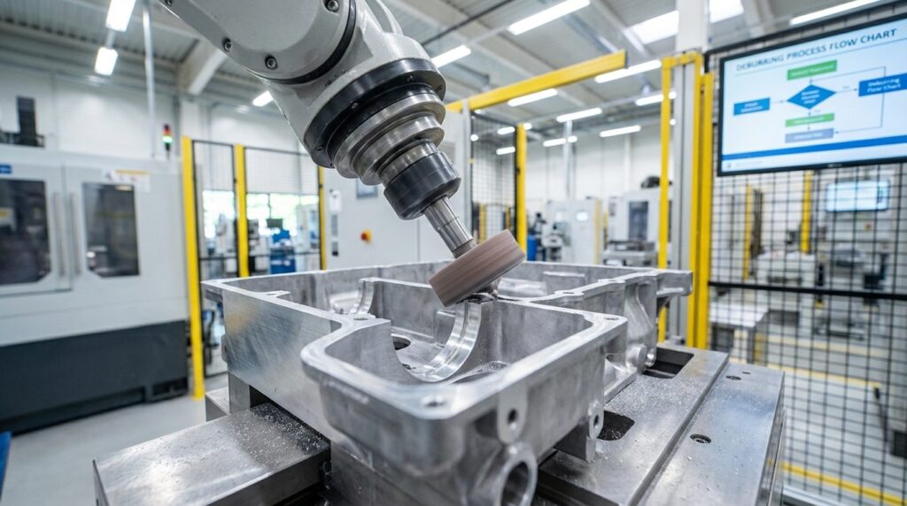 Automated Deburring Process Workflow