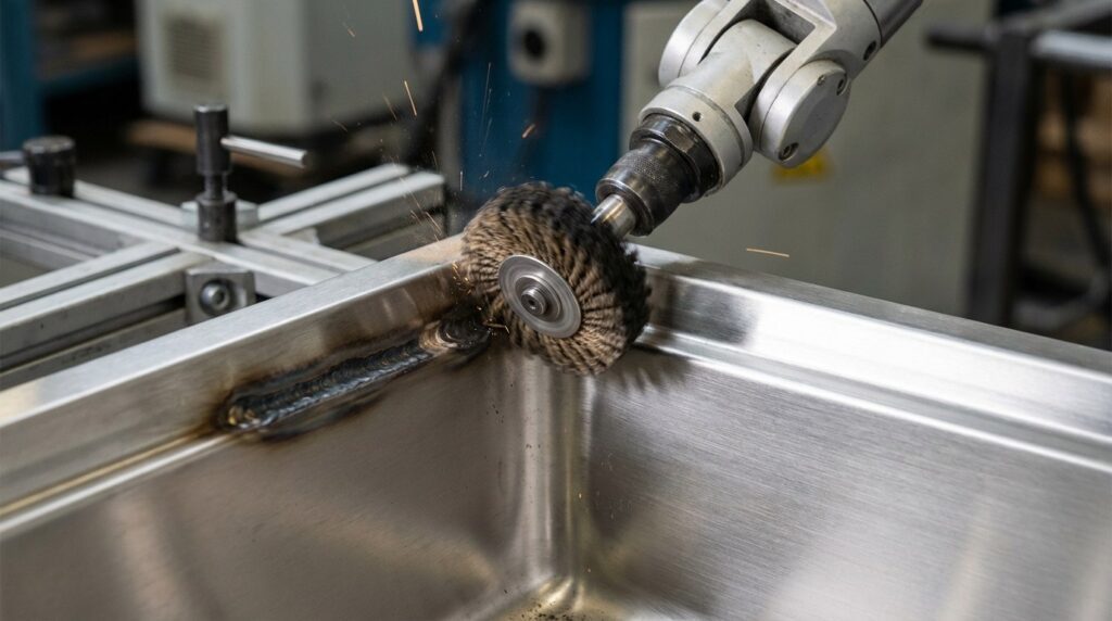 Stainless Steel Sinks Robotic Polishing Solutions 7 Stainless Steel Sinks Robotic Polishing Solutions