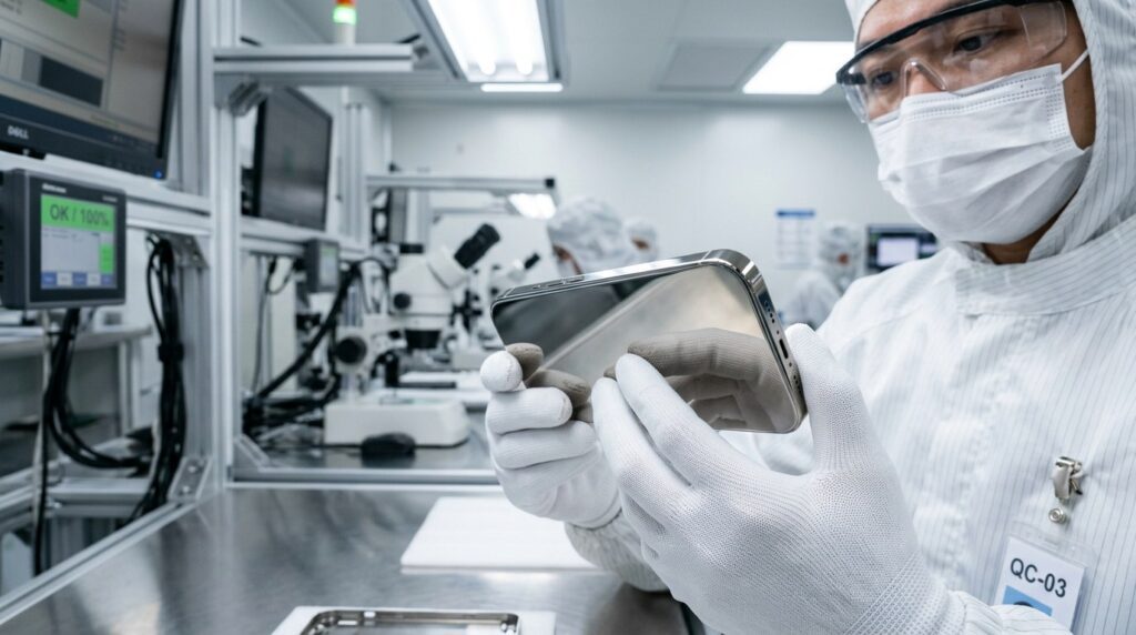 Smartphone Mid-Frame Robotic Polishing & Deburring