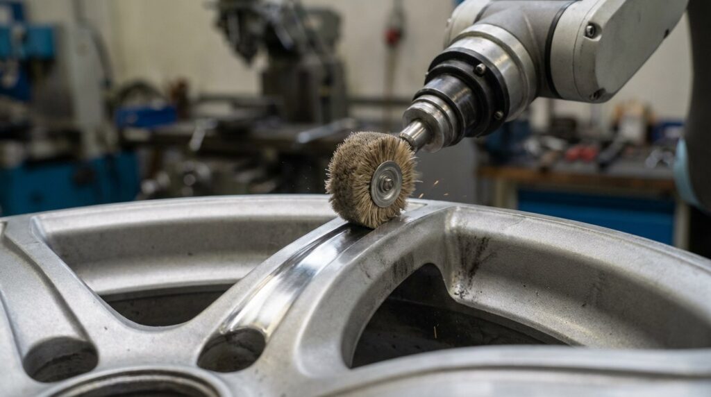 Alloy Wheel Robotic Polishing Solutions 4 Automated Wheel Polishing Process Workflow