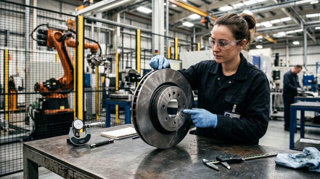 Brake Disc Robotic Grinding Solution 5 Quality Inspectio for Brake Disc