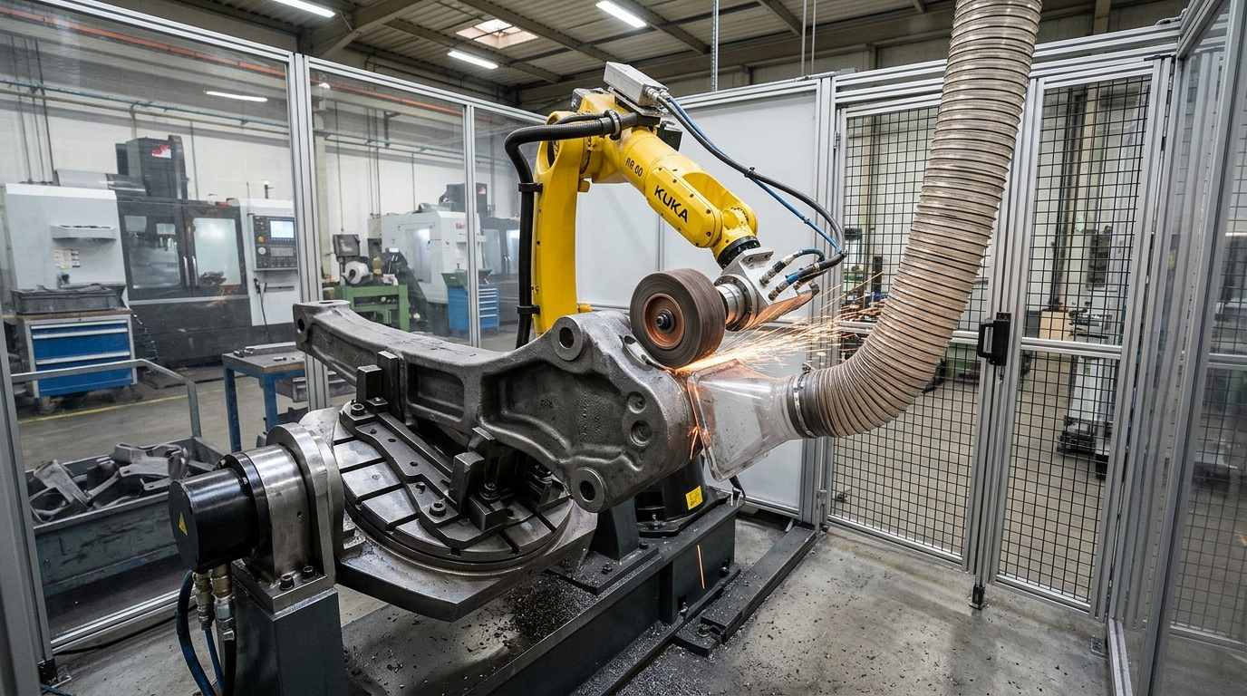 Cantilever Beam Robotic Grinding Solution