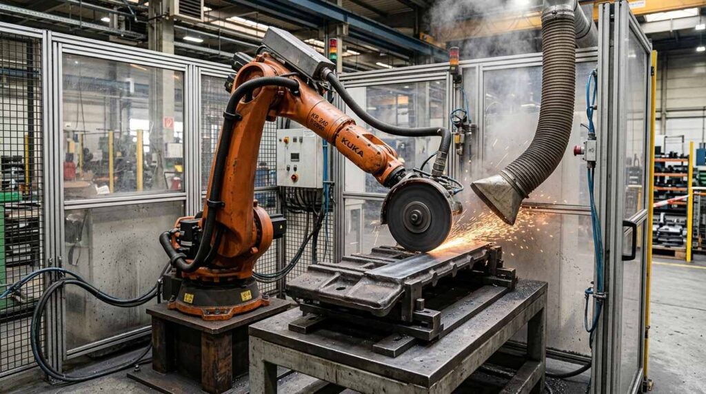 Track Pad Robotic Grinding Solution 7 Track Pad Robotic Grinding Solution