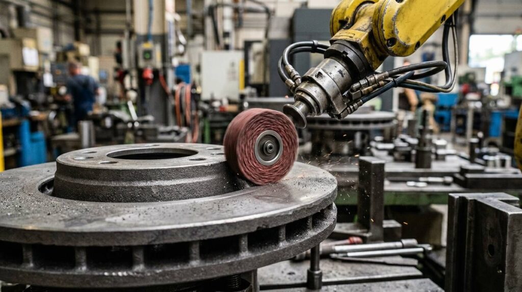 Brake Disc Robotic Grinding Solution 4 Robotic Grinding Process for Brake Discs