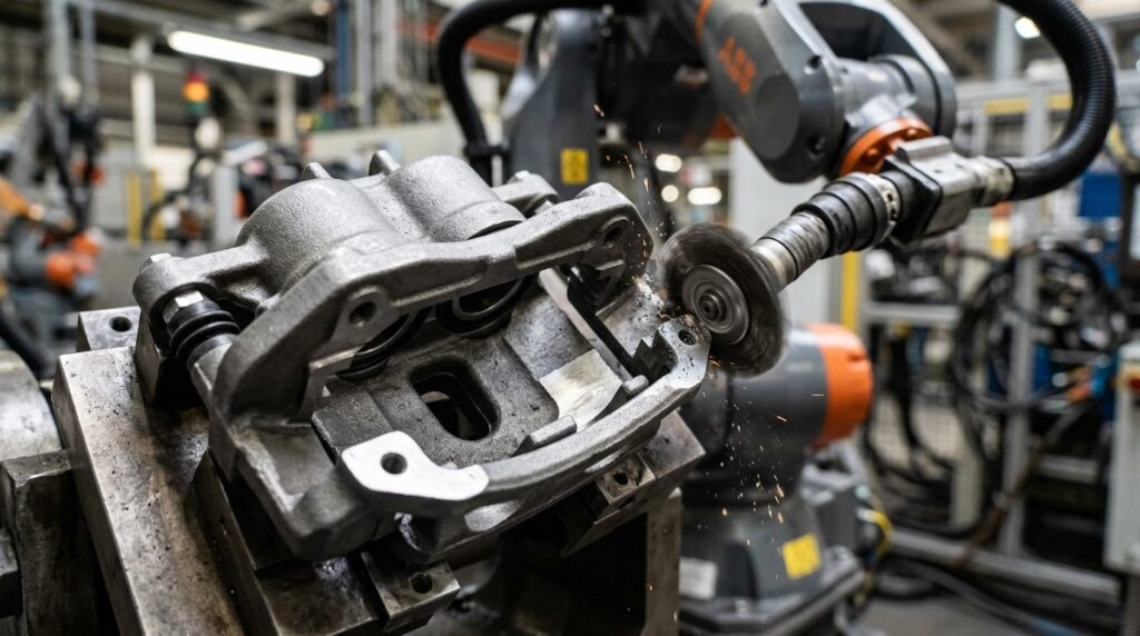 Brake Caliper Robotic Grinding Solution 6 Brake Caliper Robotic Grinding Solution