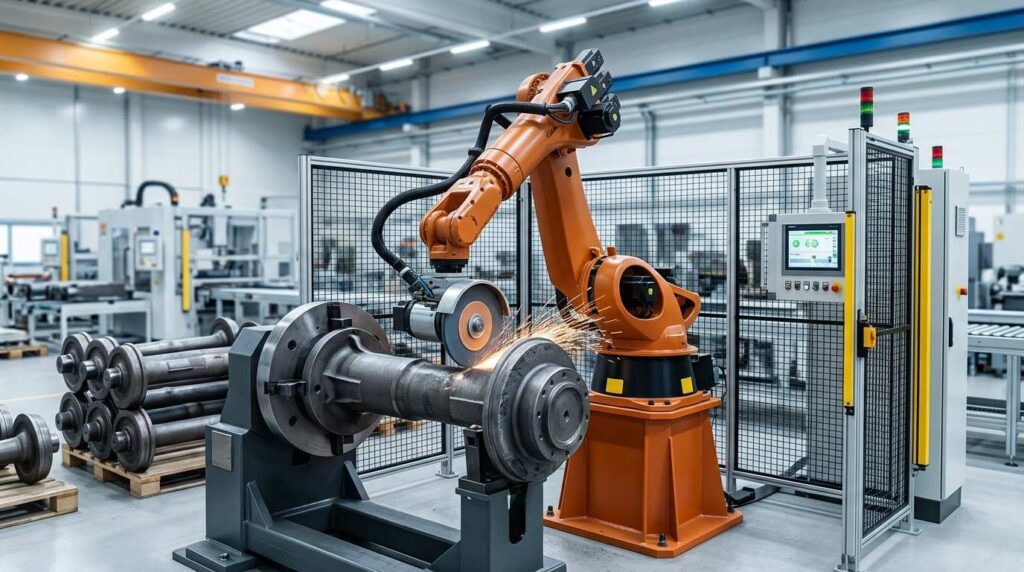 Axle Robotic Grinding Solution 1 Axle Robotic Grinding Solution