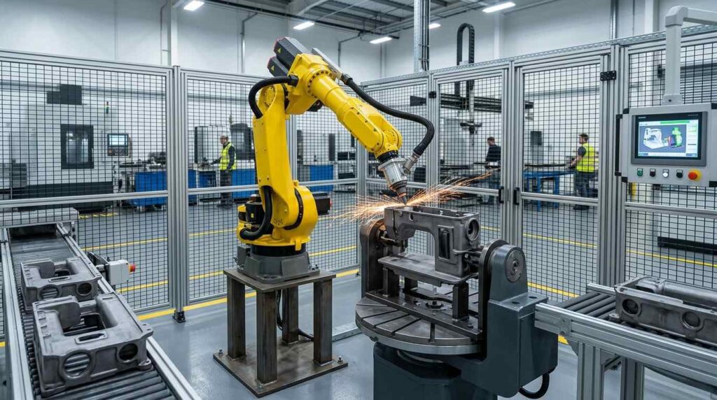 Sewing Machine Casing Robotic Grinding Solution 6 Sewing Machine Casing Robotic Grinding Solution