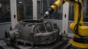 General Metal 9 Mid-Axle Reduction Housing Robotic Grinding Solution