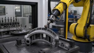 General Metal 11 Horseshoe Part Robotic Grinding Solution