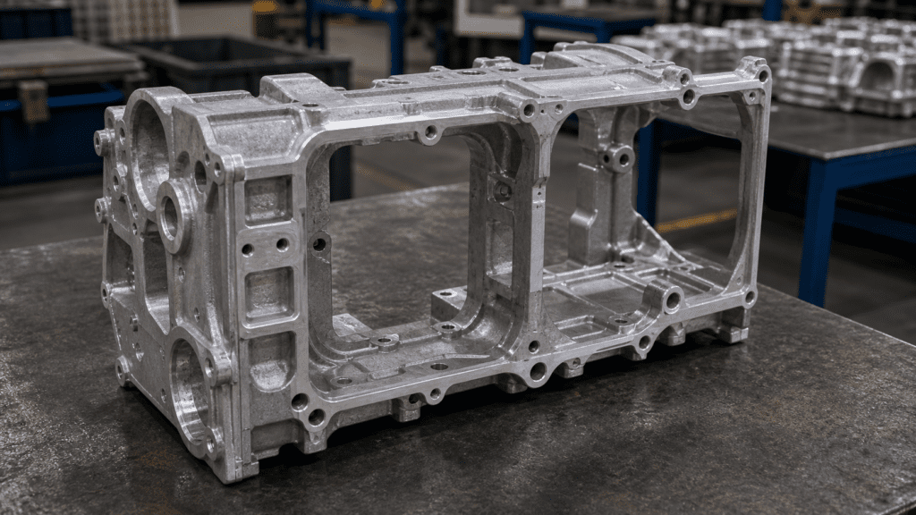What Is an Aluminum Alloy Cylinder Block Skirt Frame?​